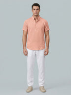 Henley short sleeve shirt — On Model - Neutral | Generated by Modelize