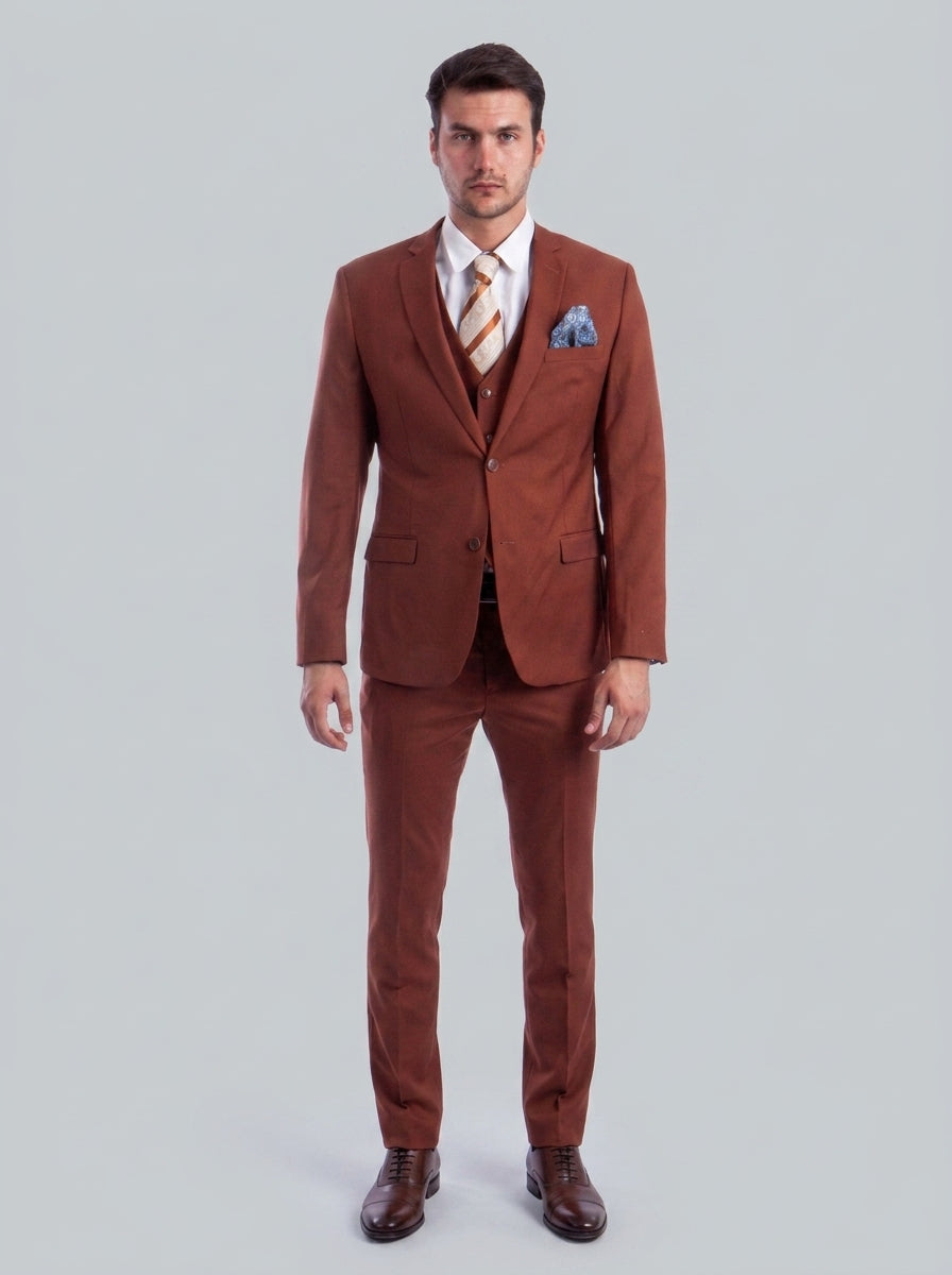 Three-piece suit — On Model - Neutral | Generated by Modelize