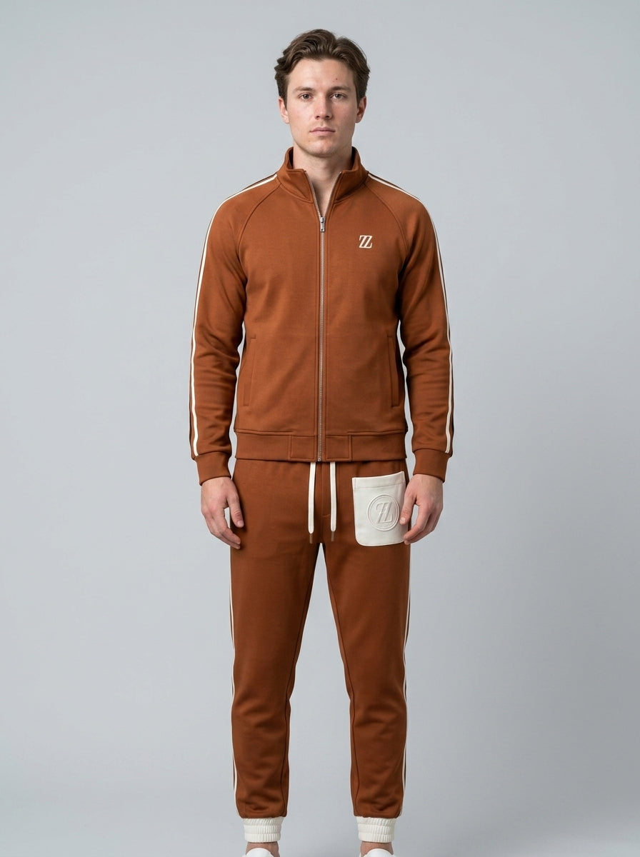 Men's two-piece tracksuit set — On Model - Neutral | Generated by Modelize