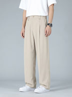 Pleated dress trousers — On Model - Lower Body | Generated by Modelize