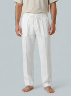 Relaxed fit drawstring beach pants — On Model - Lower Body | Generated by Modelize