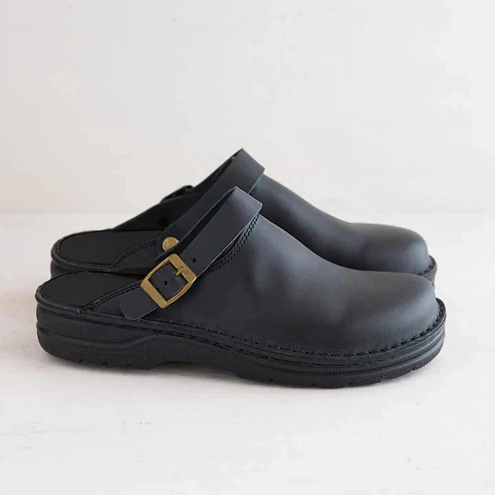Leather Slip-On Clogs Orthopedic Insole Wide Fit – Marcon