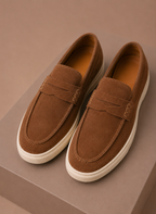 Suede Penny Loafers Lightweight Slip-On – Renvo