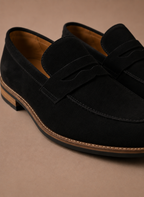 Suede Penny Loafers Smart Casual Slip-On Dress Shoe – Linso