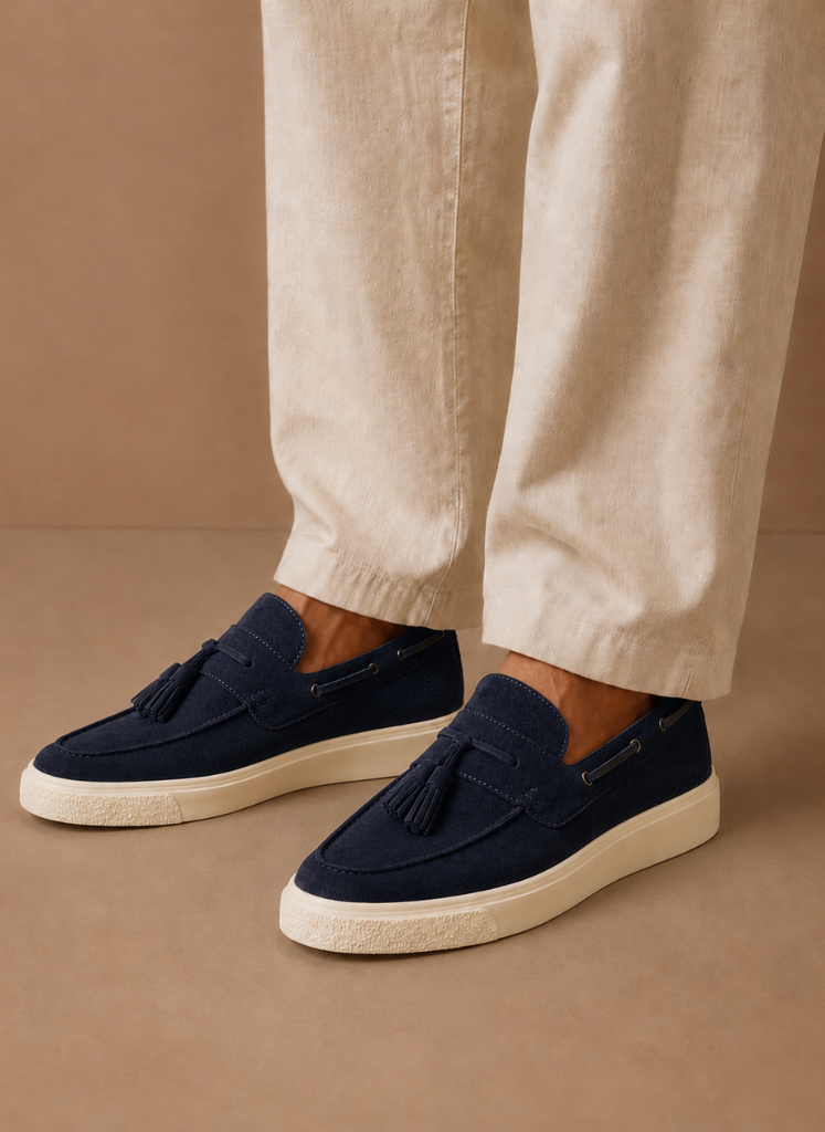 Suede Tassel Loafer Slip-On Sneaker Moc-Toe – Talsen