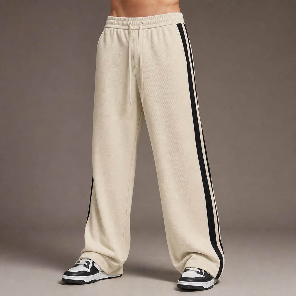 Wide Leg Cargo Pants Corduroy Relaxed Fit in Cream – Tarlano Premium Menswear