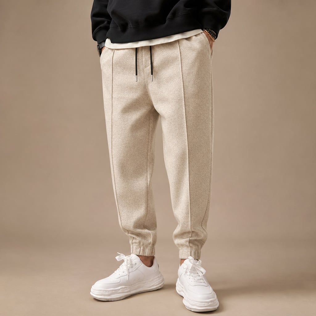 Cargo Pants Relaxed Fit Stretch Woven in Beige – Tarlano Premium Menswear