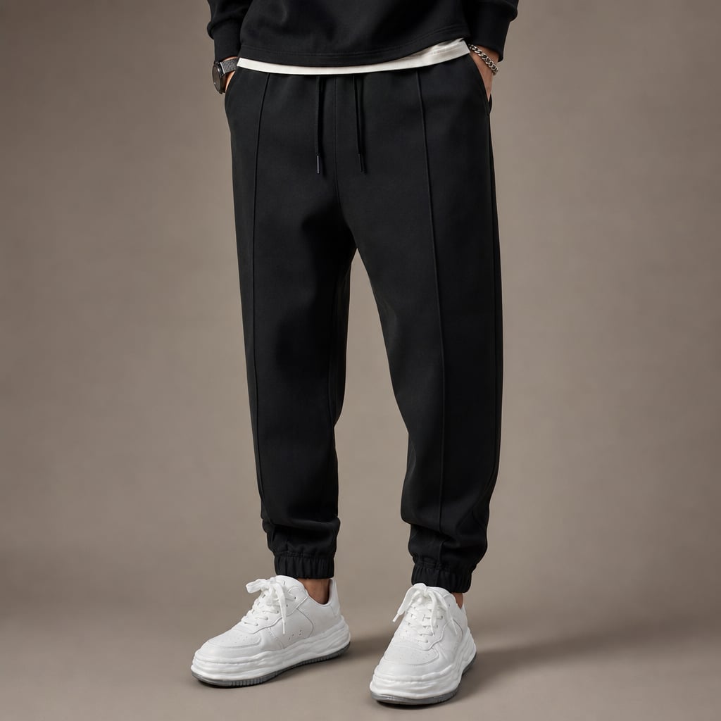 Cargo Pants Relaxed Fit Stretch Woven in Black – Tarlano Premium Menswear