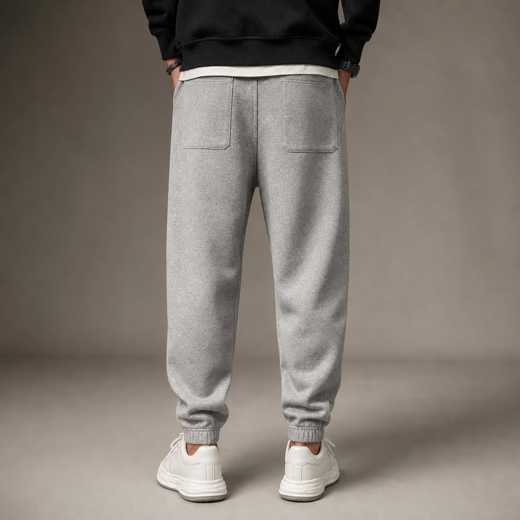 Cargo Pants Relaxed Fit Stretch Woven Gray – Full Look