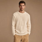 Alderbrook Knit Sweater in Cream – Tarlano Premium Menswear