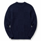 Alderbrook Knit Sweater Navy – Product Photo