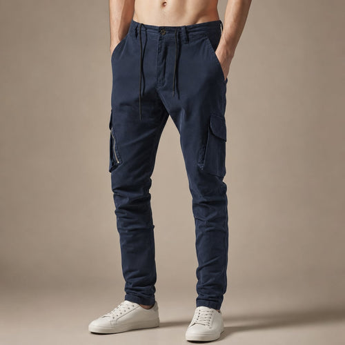 Cargo Pants Cotton Heritage Fit Dark Blue – Product Photo