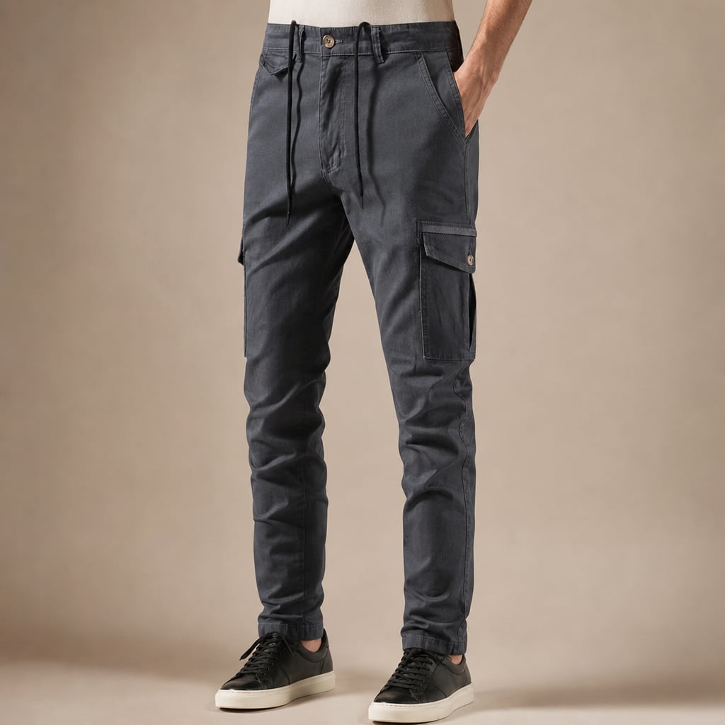 Cargo Pants Cotton Heritage Fit Dark Gray – Product Photo
