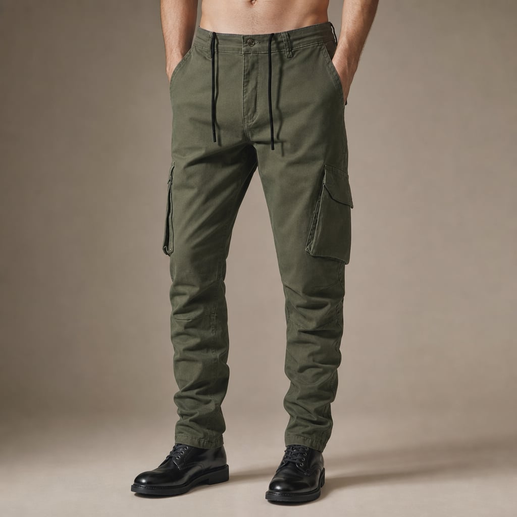 Cargo Pants Cotton Heritage Fit in Dark Green – Tarlano Premium Menswear