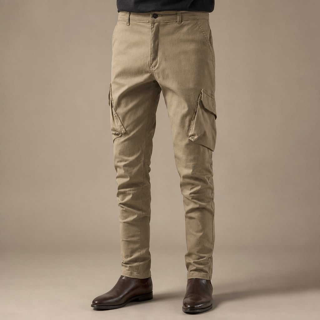 Cargo Pants Cotton Heritage Fit Khaki – Product Photo