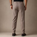 Chino Pants Slim Fit Stretch Woven Brown – Full Look