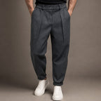 Chino Pants Mélange Stretch Business Casual Gray – Product Photo