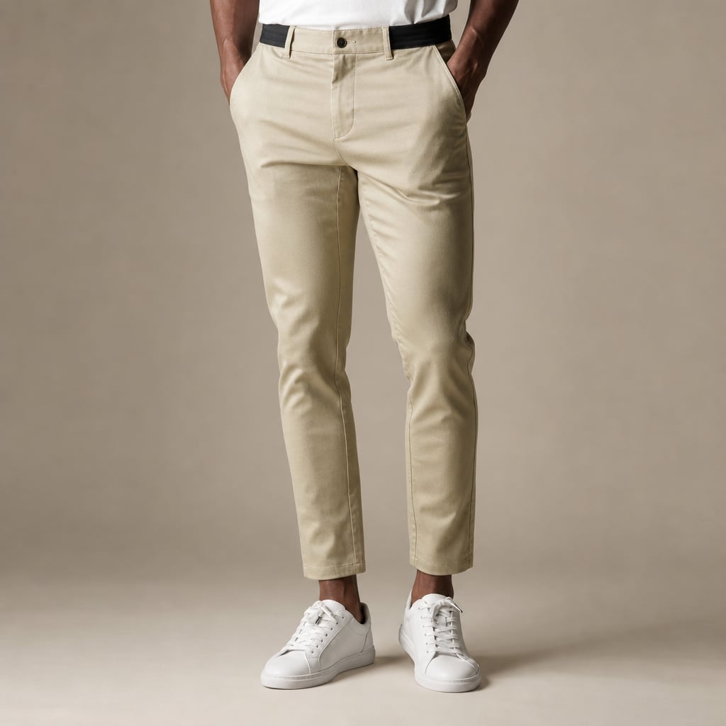 Cargo Pants Slim Fit Water-Resistant Stretch Beige – Product Photo