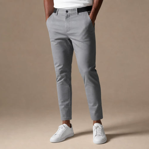 Cargo Pants Slim Fit Water-Resistant Stretch Gray – Product Photo
