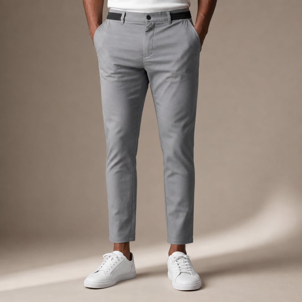 Cargo Pants Slim Fit Water-Resistant Stretch in Gray – Tarlano Premium Menswear