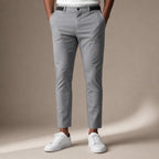 Cargo Pants Slim Fit Water-Resistant Stretch in Gray – Tarlano Premium Menswear