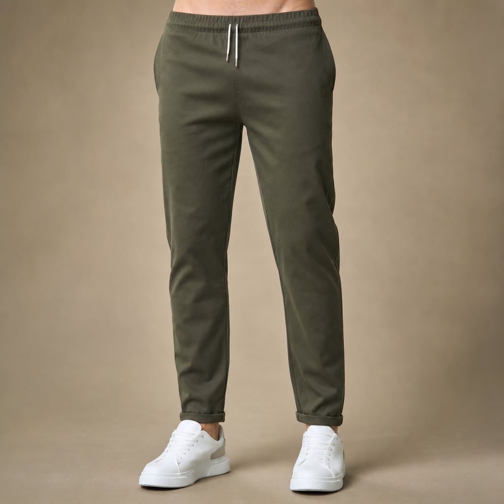 Chino Pants Slim Fit Stretch in Army Green – Tarlano Premium Menswear
