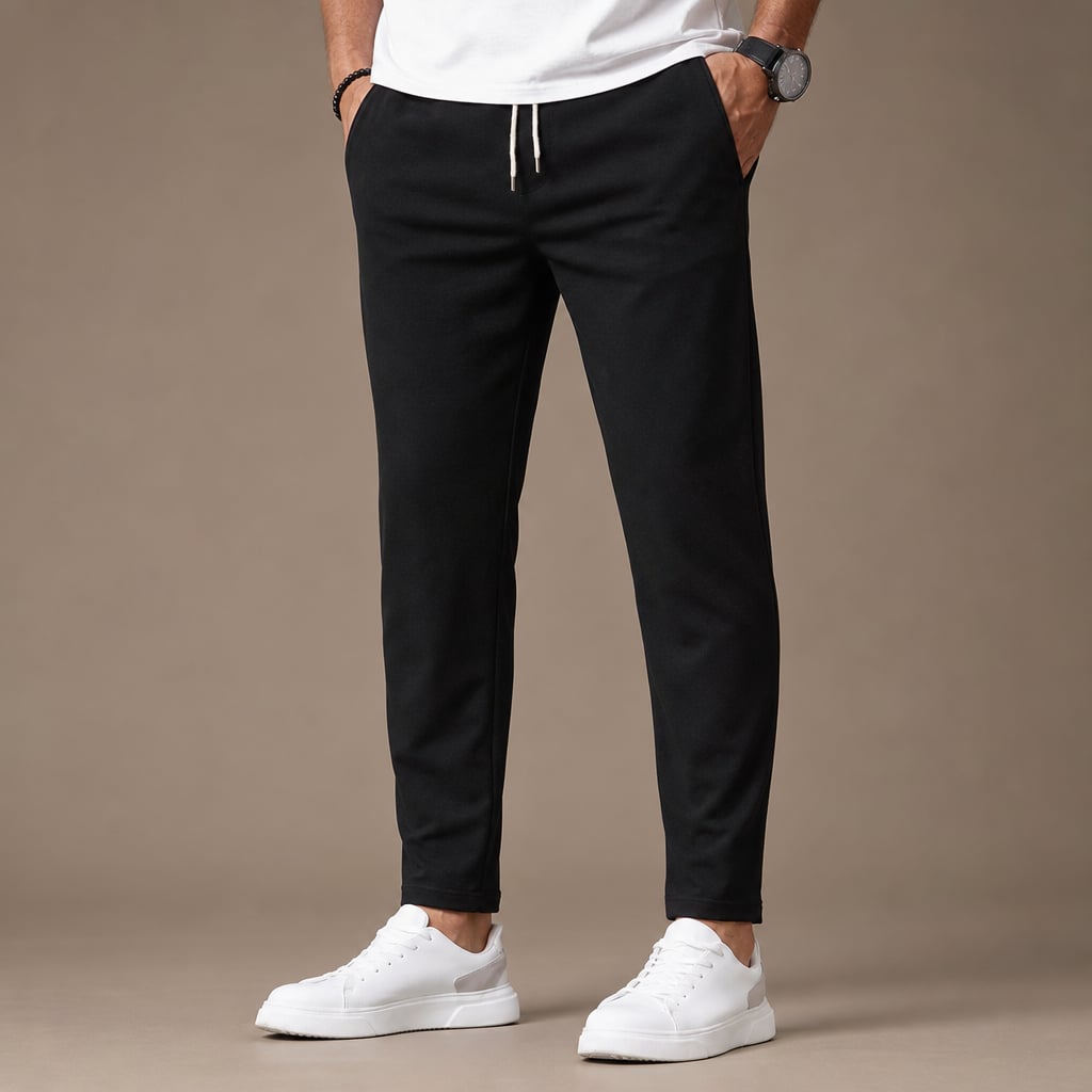 Chino Pants Slim Fit Stretch Black – Product Photo