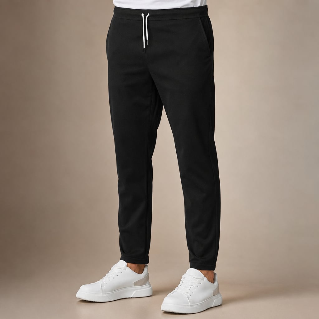Chino Pants Slim Fit Stretch in Black – Tarlano Premium Menswear