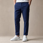 Chino Pants Slim Fit Stretch in Navy Blue – Tarlano Premium Menswear