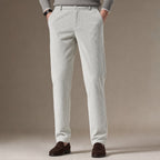 Chino Pants Corduroy Tapered Fit Cream – Product Photo