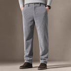 Chino Pants Corduroy Tapered Fit Gray – Product Photo
