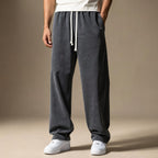 Corduroy Pants Relaxed Fit Stretch Dark Gray – Product Photo