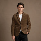 Blazers Corduroy Relaxed Fit in Brown – Tarlano Premium Menswear