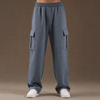 Cargo Pants Relaxed Fit Fleece in Dark Gray – Tarlano Premium Menswear