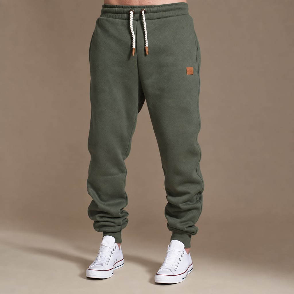 Jogging Pants Slim Tapered Cuff Drawstring in Green – Tarlano Premium Menswear