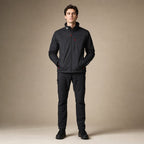 Sports Jacket Softshell Hooded Water-Resistant Nero – Full Look