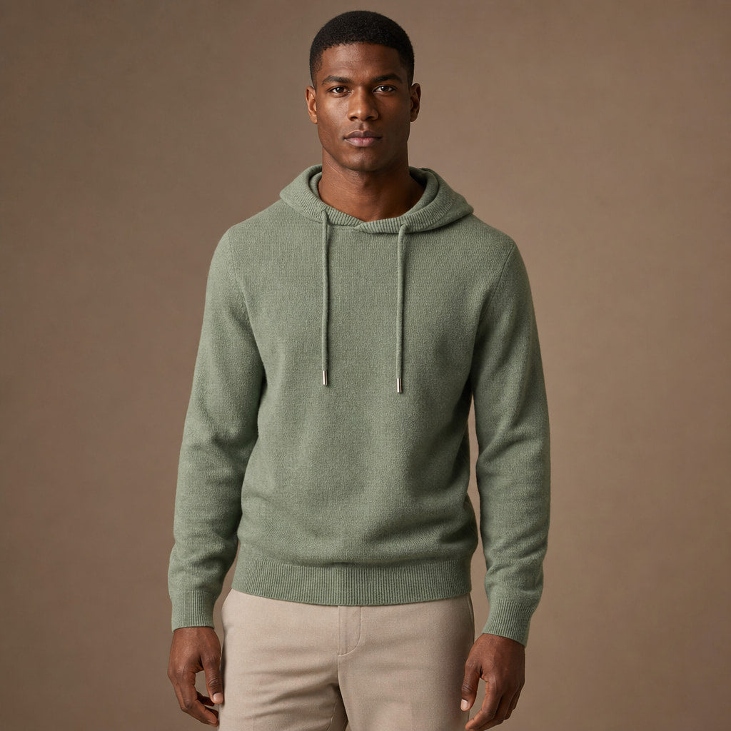 Ashcroft Merino Hoodie in Forest Green – Tarlano Premium Menswear