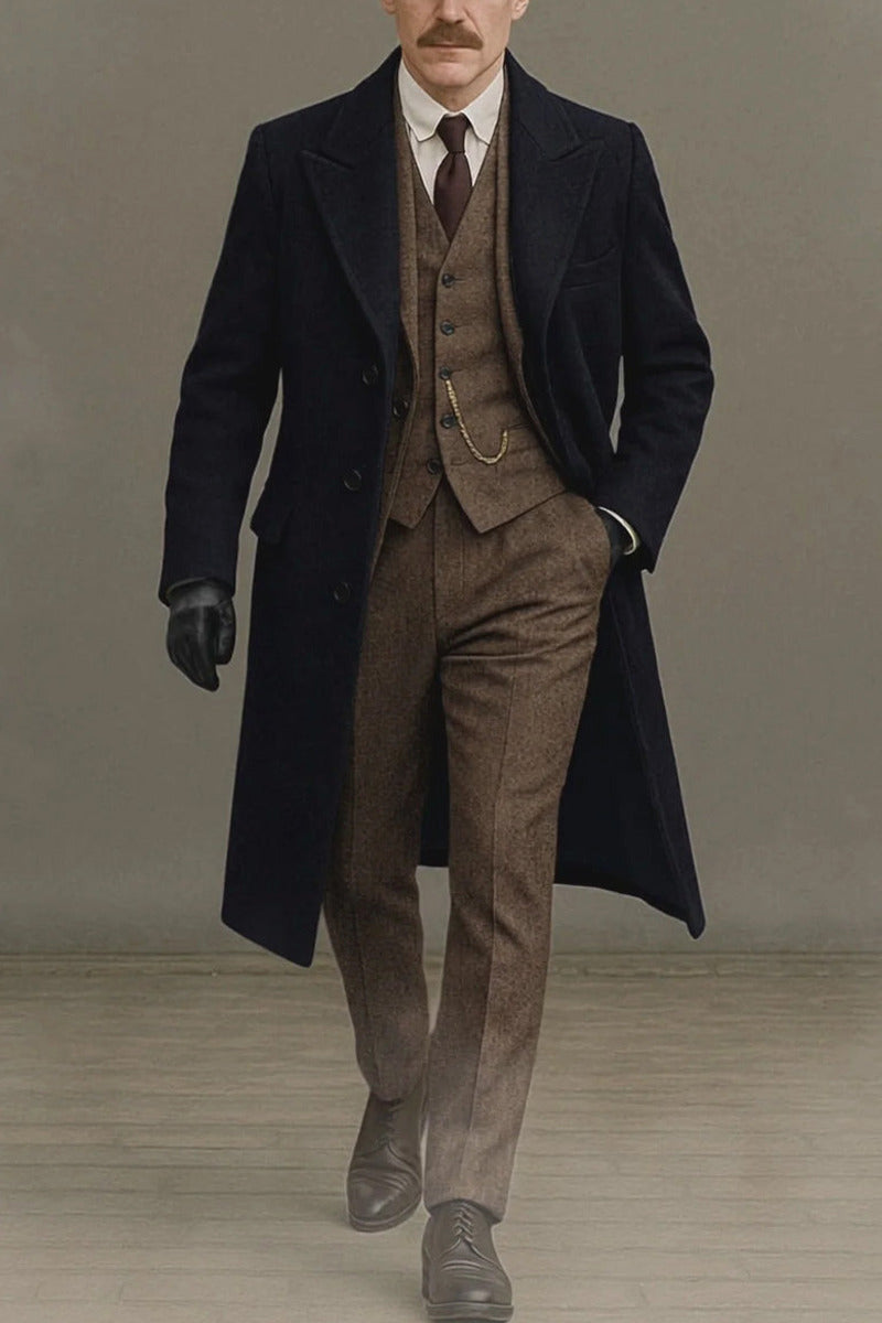 Ashvern | Three Piece Suit Tweed Brown – Product Photo