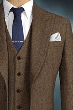 Ashvern | Three Piece Suit Tweed Brown – Product Photo