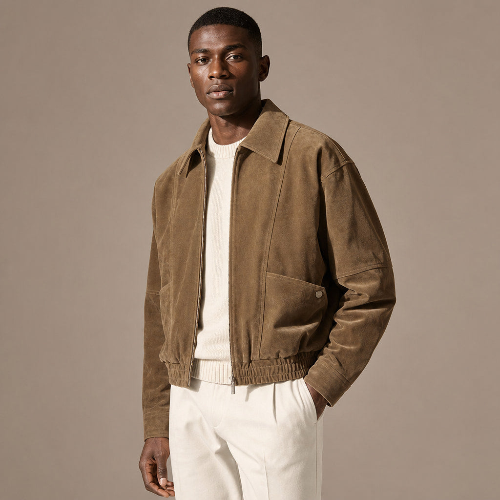 Aspen Suede Aviator – Side Angle View