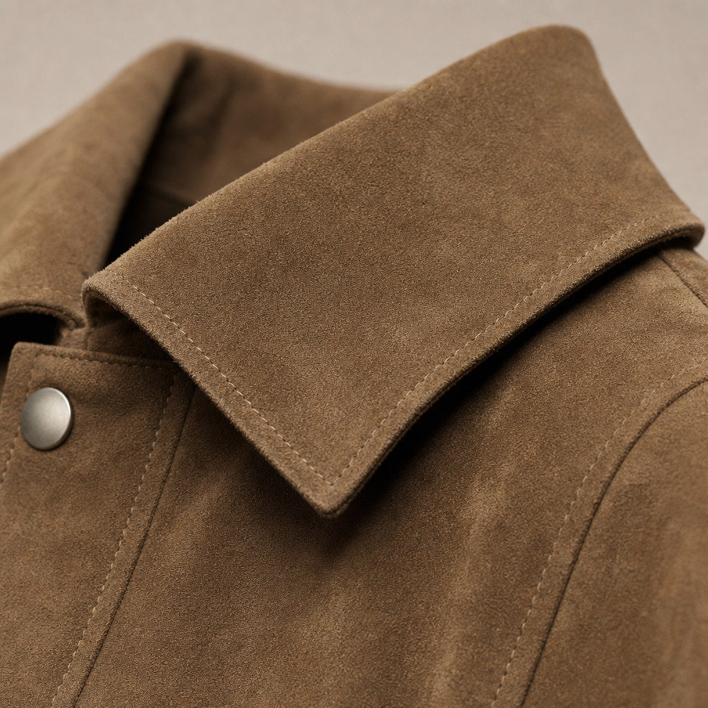 Aspen Suede Aviator – Fabric and Detail Close-Up