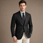 Blazer Half Lined Neapolitan Cut Black – Product Photo