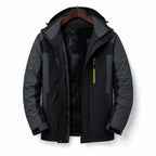 Coats Windbreaker Water-Resistant Removable Hood Black – Product Photo