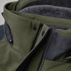 Coats Windbreaker Water-Resistant Removable Hood Green – Fabric and Detail Close-Up