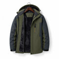 Coats Windbreaker Water-Resistant Removable Hood Green – Product Photo
