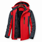 Coats Windbreaker Water-Resistant Removable Hood Red – Product Photo