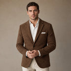 Herringbone Blazer Slim Fit Brown – Product Photo