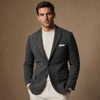 Herringbone Blazer Slim Fit Dark Gray – Product Photo