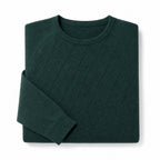Cardigan Knit Pullover Relaxed Fit Green – Product Photo