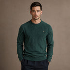 Cardigan Knit Pullover Relaxed Fit in Green – Tarlano Premium Menswear